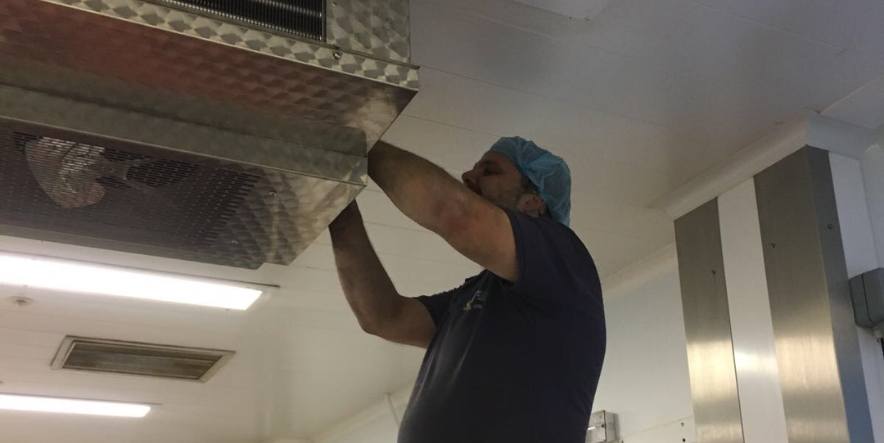 Commercial Refrigeration Repairs Devon - Fridge Being Repaired - SPX Refrigeration